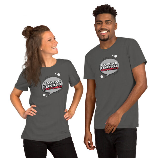 T-shirt I speak fluently cryptonese - Image 3